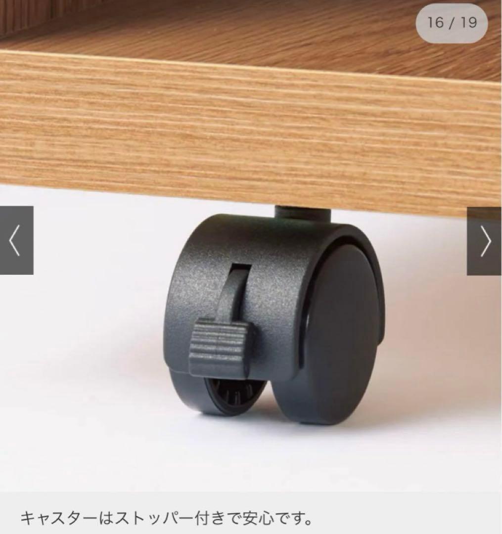 スライド式キッチンカウンター(色：オリジナルウォルナット)