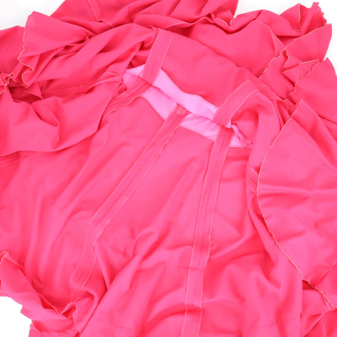 【美品 フラメンコ衣装】鮮やかピンク×花刺繍 アトリエ貴美恵 ブラウス ファルダ