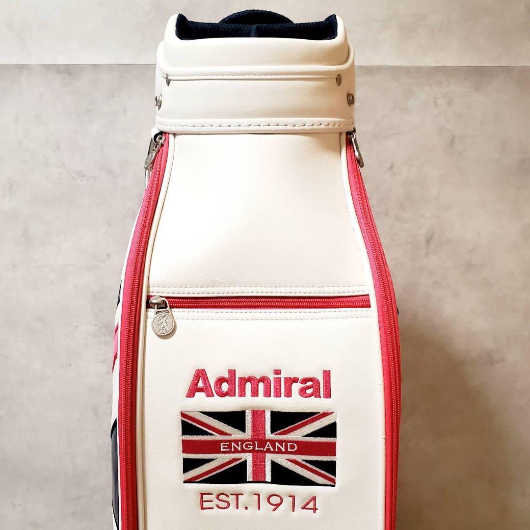 【良品】Admiral GOLF アドミラル ゴルフバッグ キャディバッグ