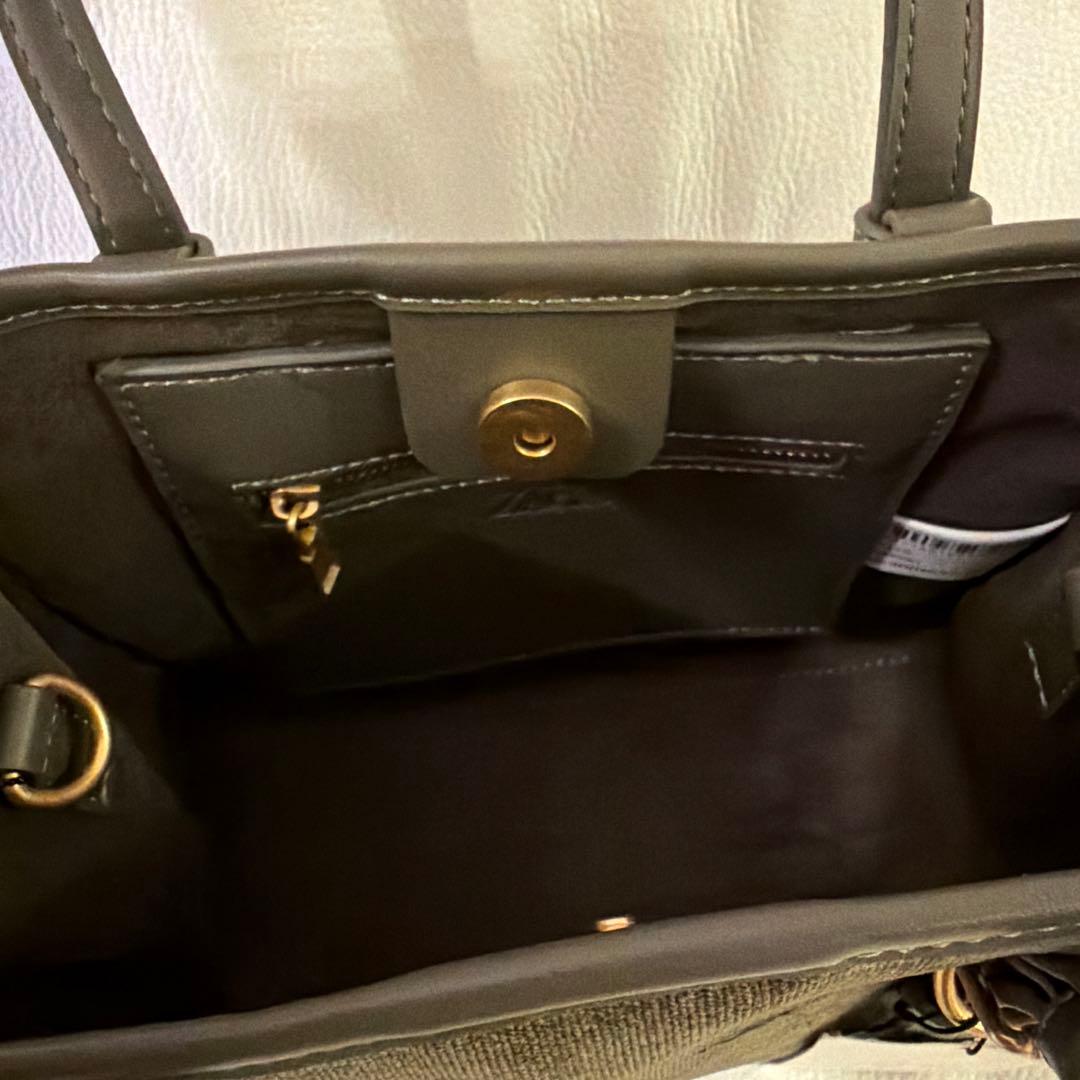 ZARA ザラ　２ウェイミニトートバック（新品）