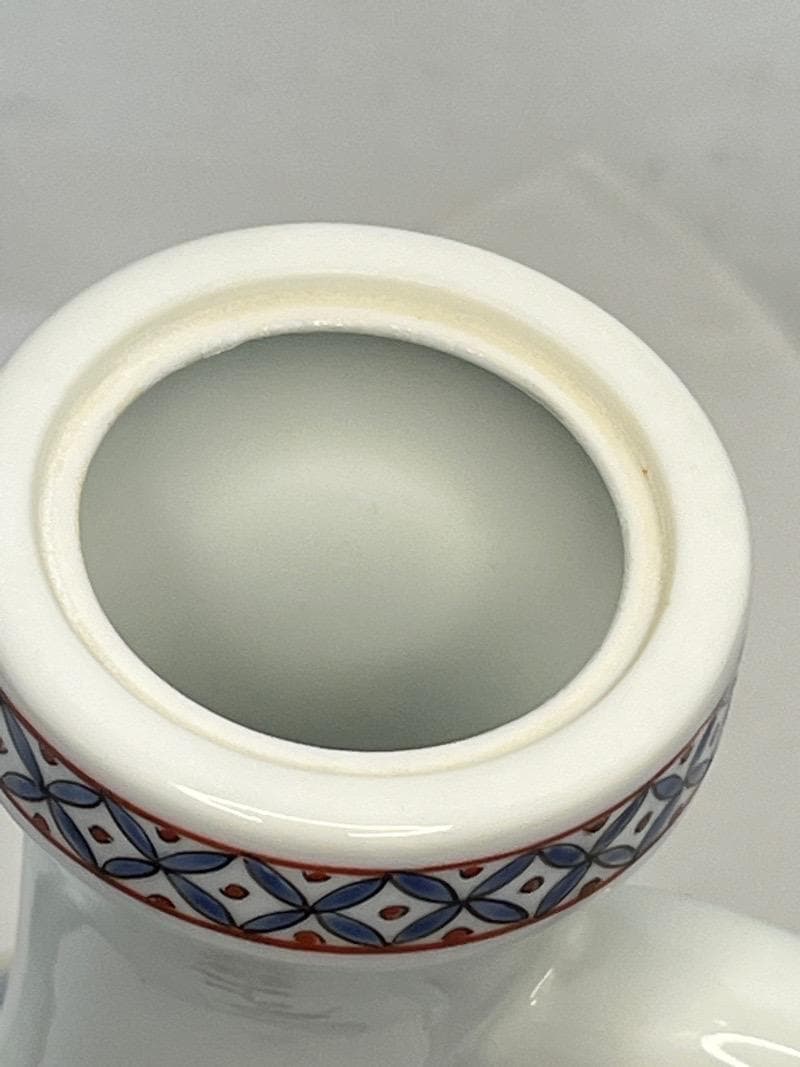 十三代 柿右衛門 水注 牡丹 水差し