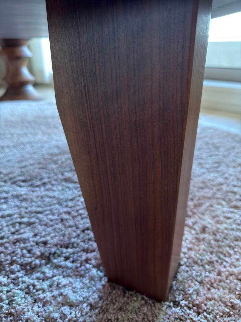 ウォールナット 一枚板 ローテーブル122cm