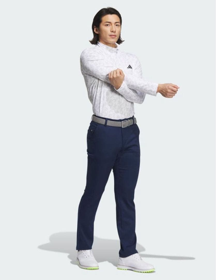 79 M 新品 adidas アディダス ゴルフパンツ 撥水 テーパード メンズ