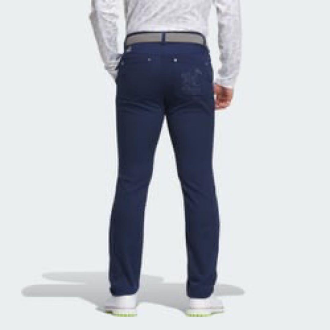 79 M 新品 adidas アディダス ゴルフパンツ 撥水 テーパード メンズ