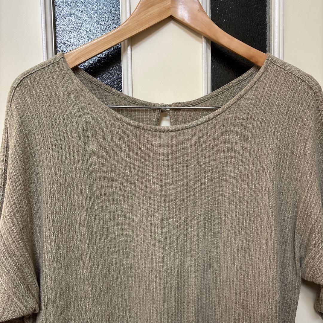 ウサトうさとうさと usaatoヘンプ100%美品ロングワンピースサイズ4