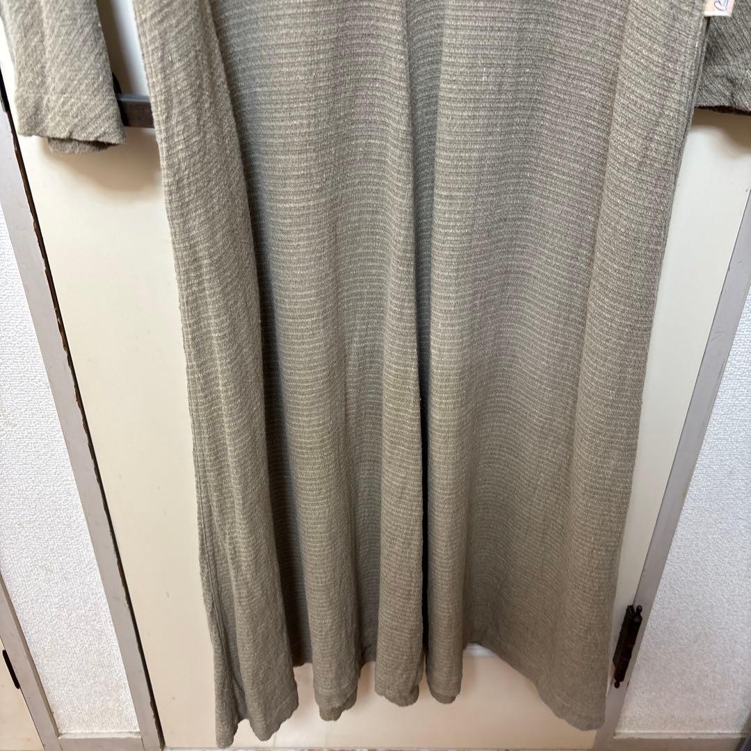 ウサトうさとうさと usaatoヘンプ100%美品ロングワンピースサイズ4