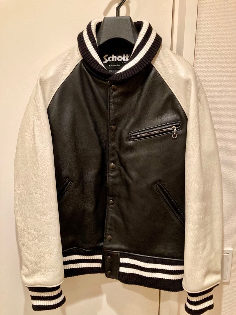 JUNYAWATANABE×Schottコラボレザースタジャン