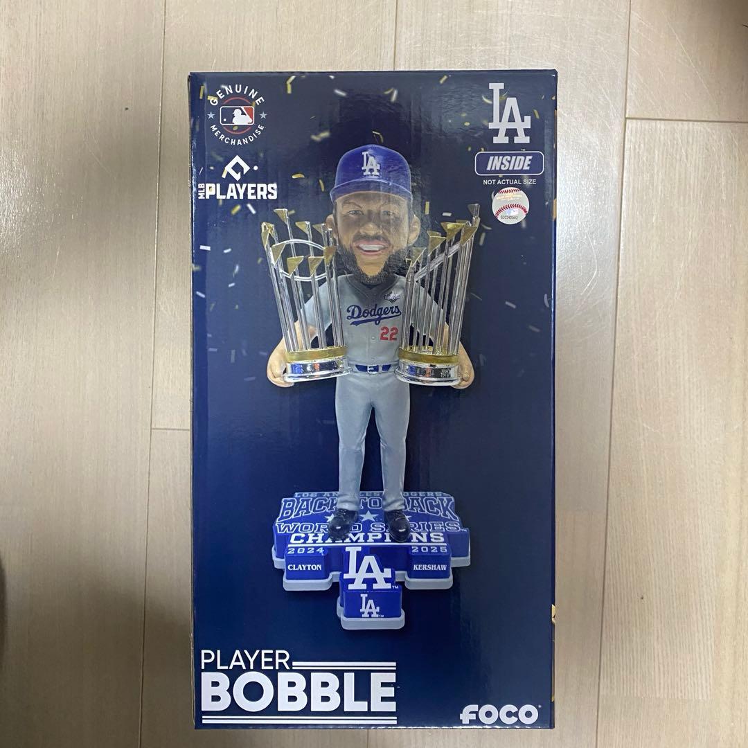 カーショー　ボブルヘッド　foco カーショウ　大谷翔平 山本由伸　佐々木朗希