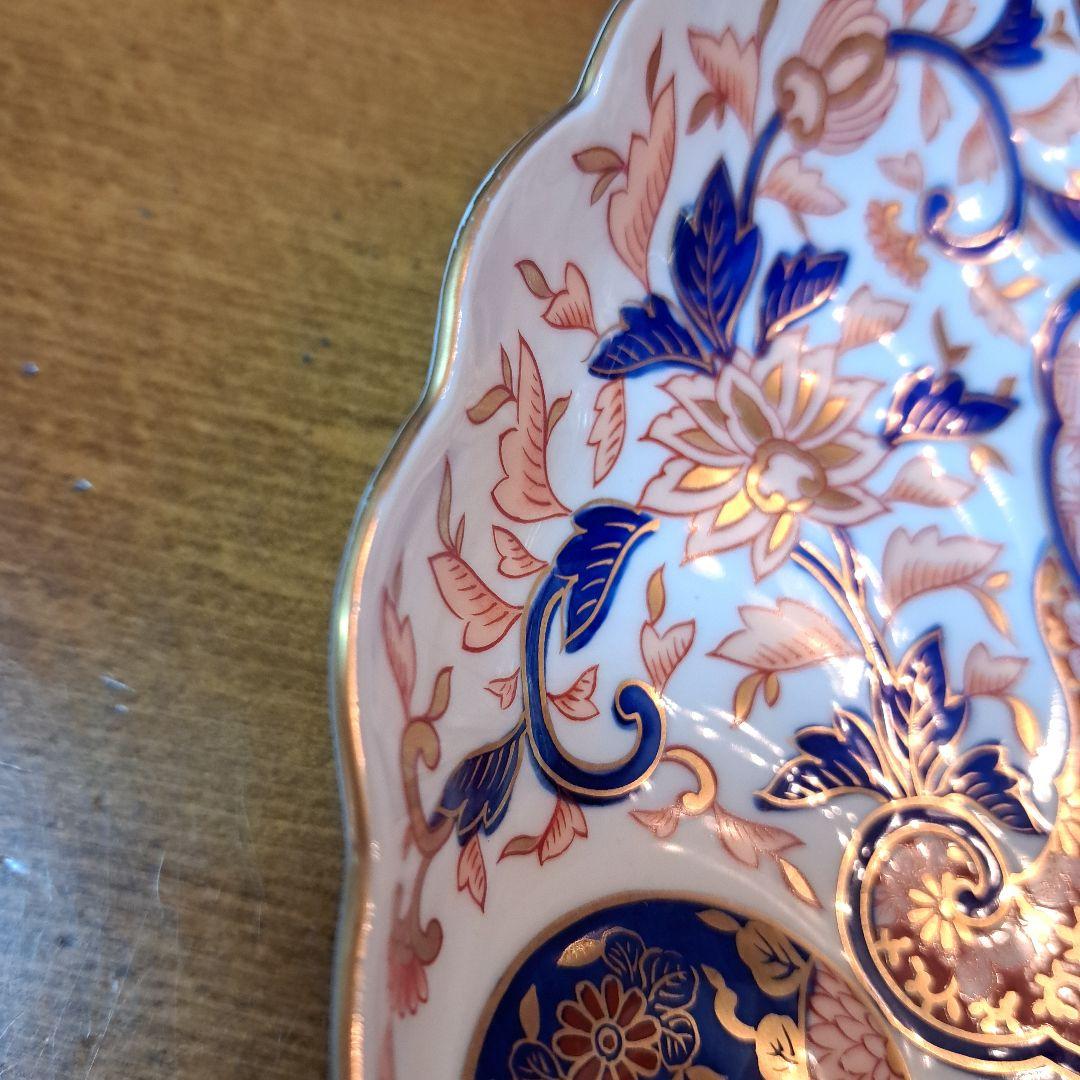 賞美堂　其泉窯　松竹梅鳳凰　有田焼　鮑型　盛皿