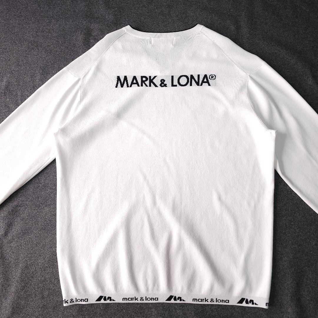 美品 2025年 マークアンドロナ 春ニットセーター スカル ロゴネーム 48L