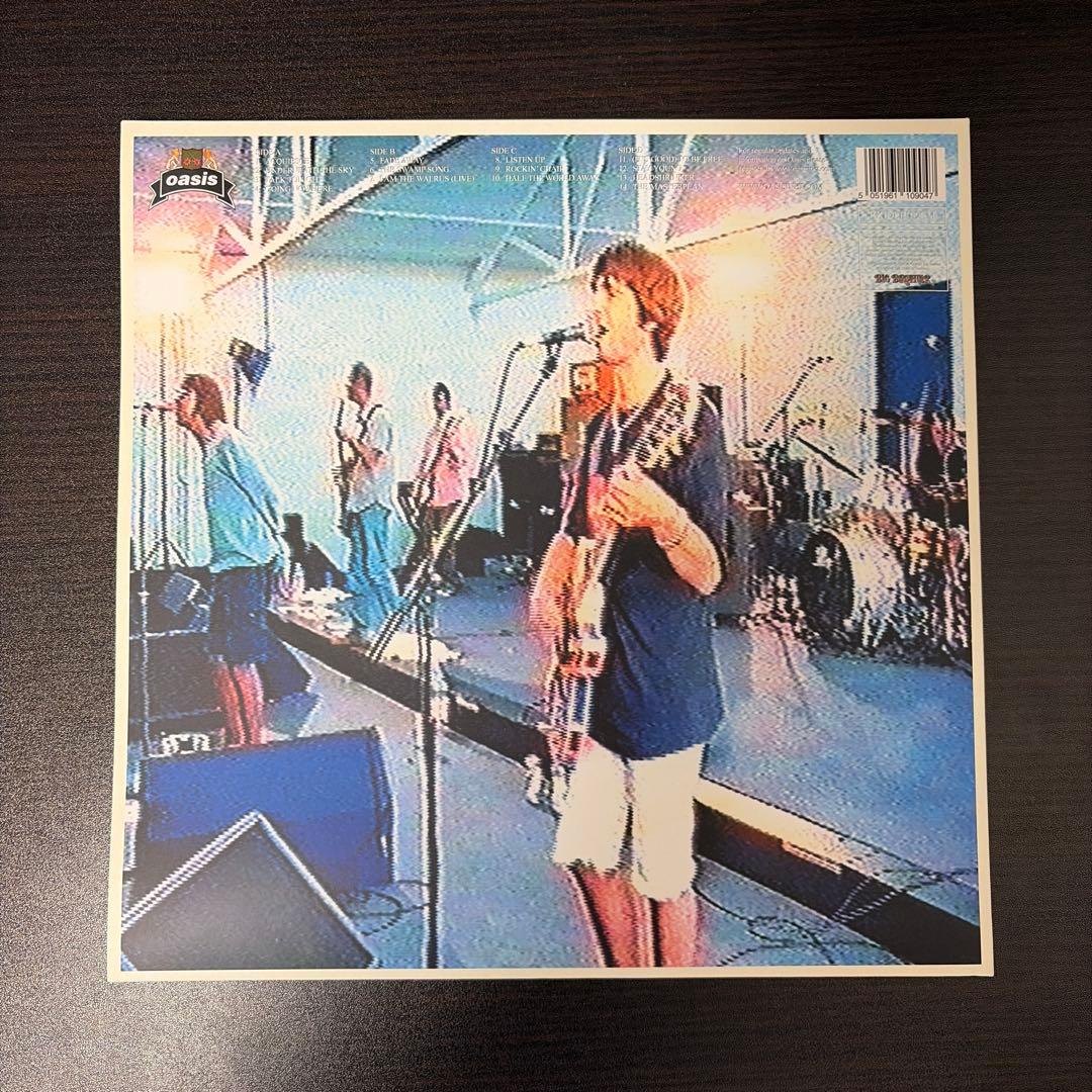 洋楽 oasis The Masterplan Green & Black Vinyl