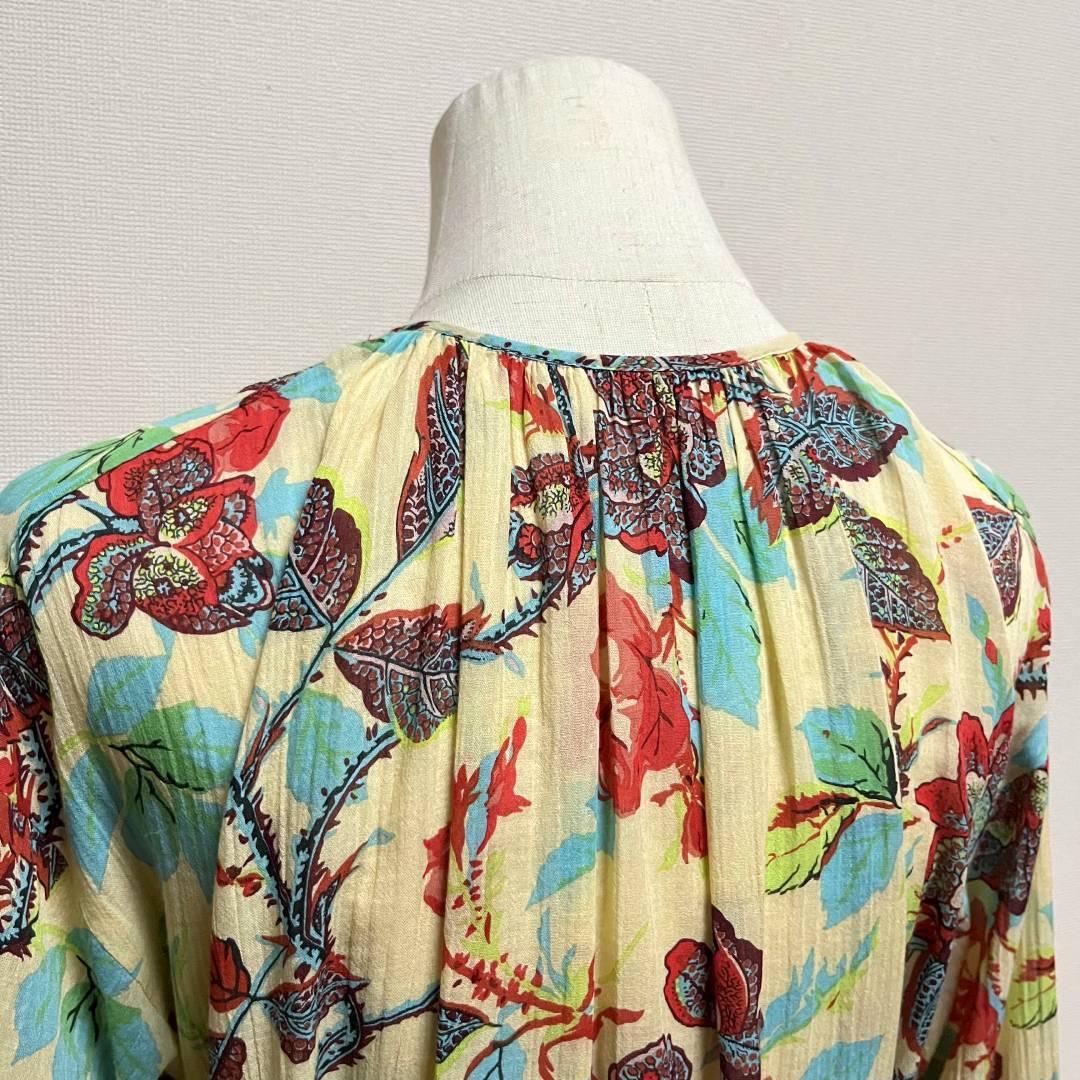 美品 ソレイアード 4way コットンボイル カシュクール ロングワンピース