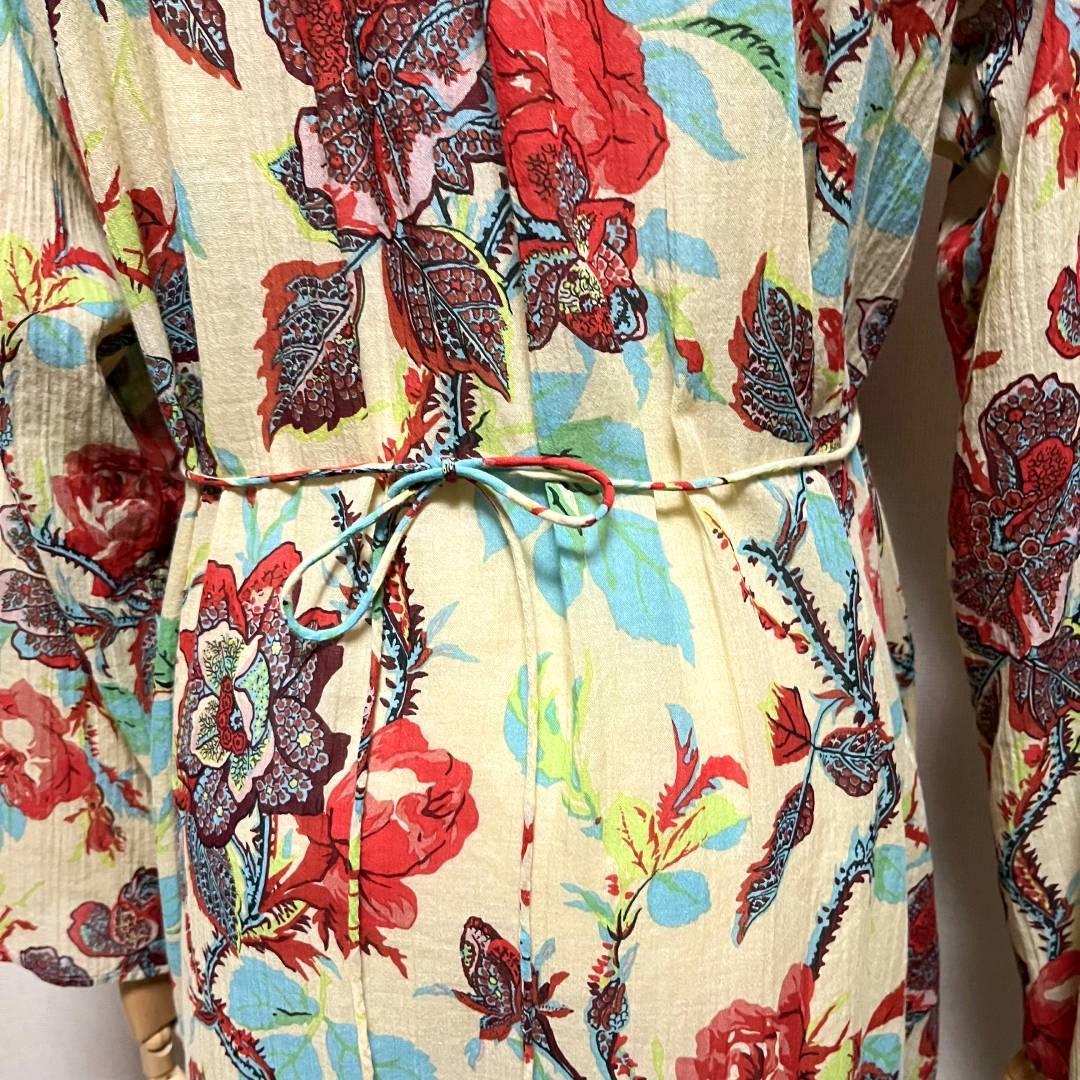 美品 ソレイアード 4way コットンボイル カシュクール ロングワンピース