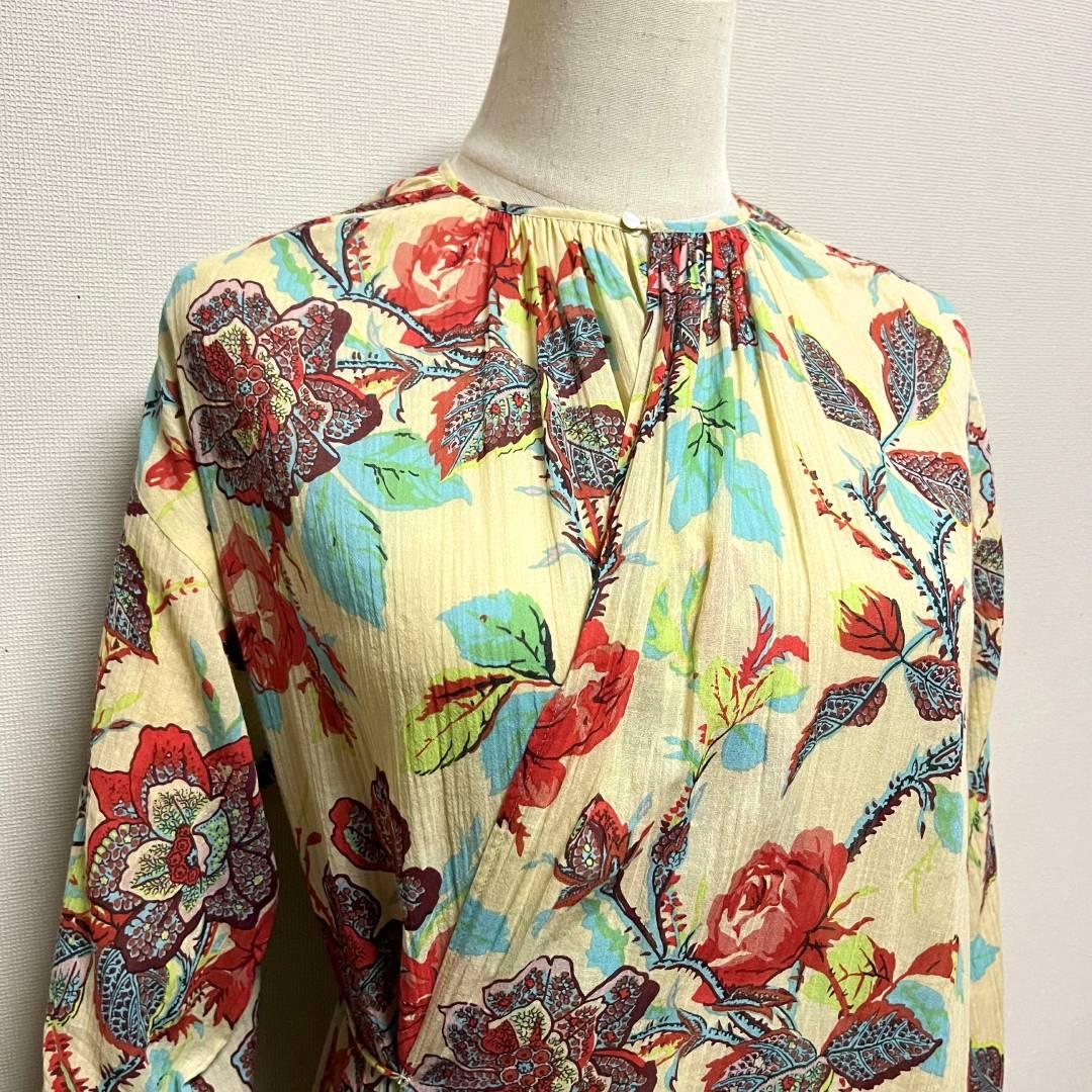 美品 ソレイアード 4way コットンボイル カシュクール ロングワンピース