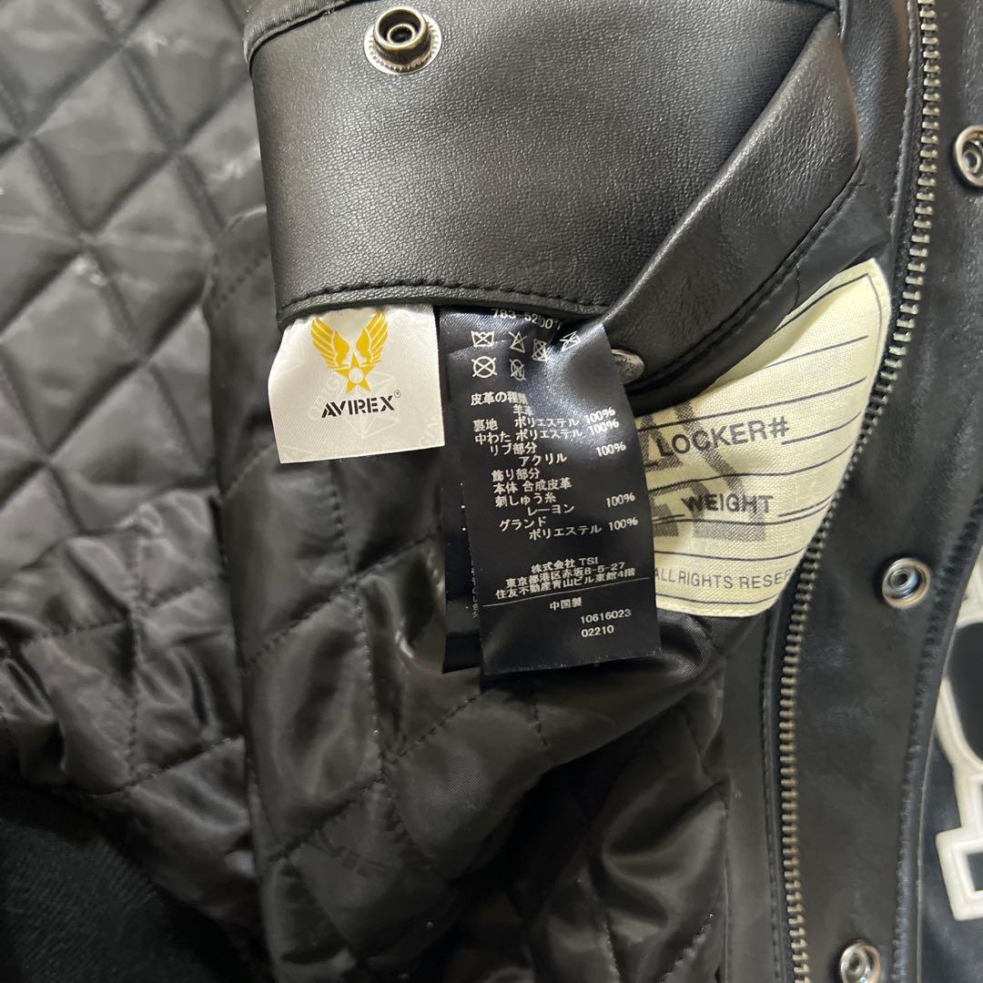 avirex バーシティレザージャケット