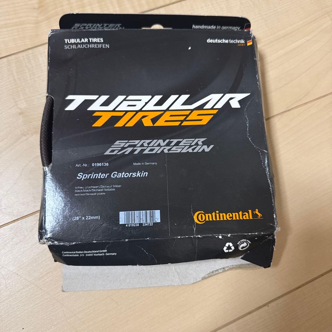 Continental sprinter gatorskinチューブラータイヤ