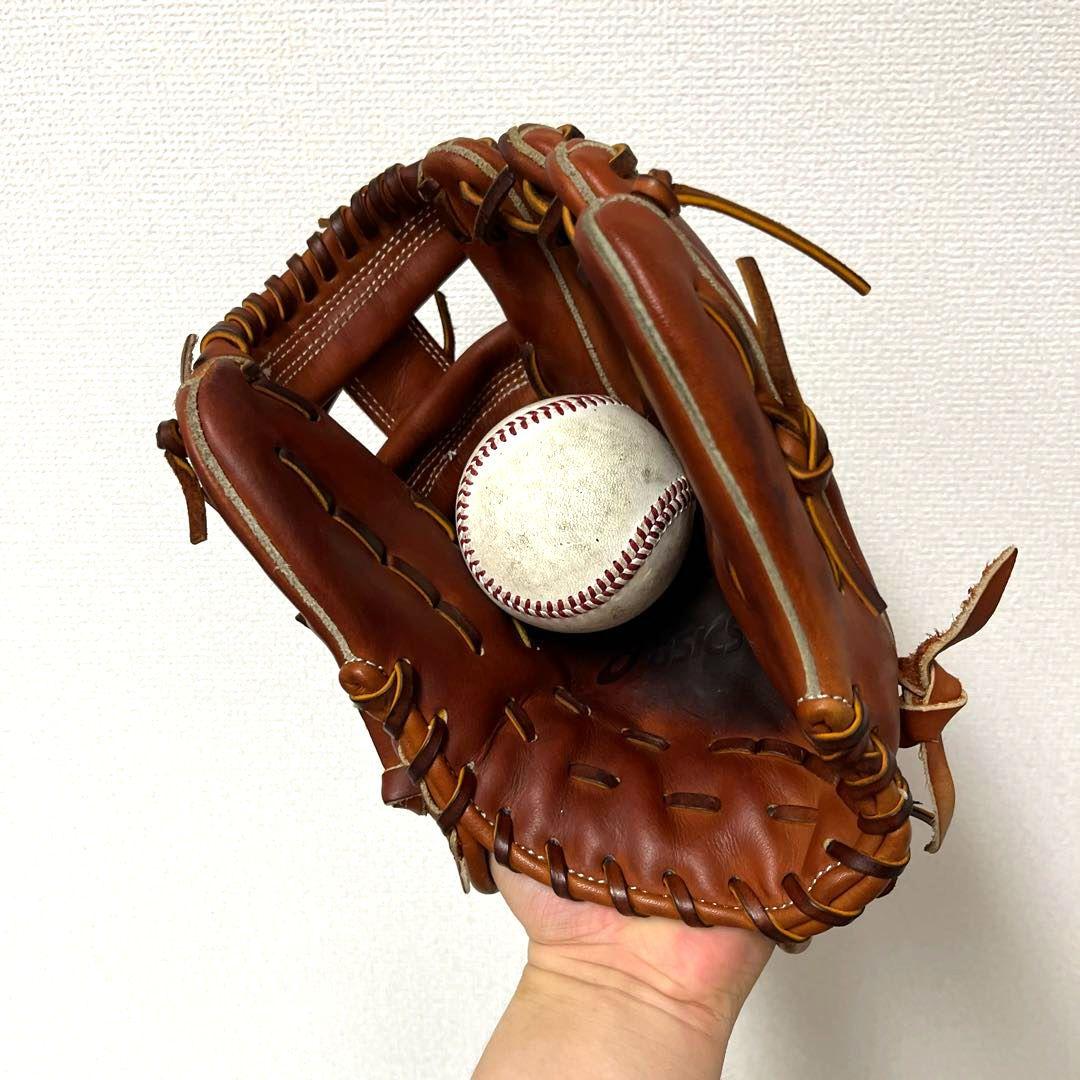 519 アシックス ゴールドステージ 即戦力 軟式 内野手用グローブ