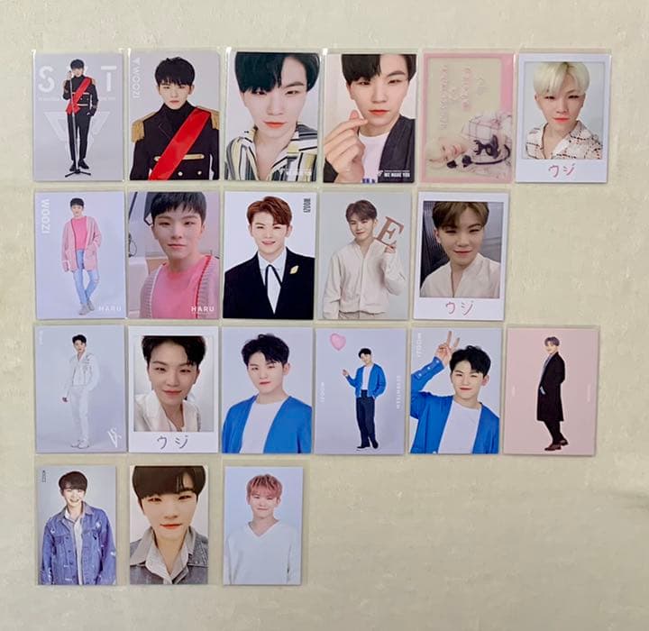 ウジ　SEVENTEEN　WOOZI　トレカ　セブチ　エッジコン　チェキ