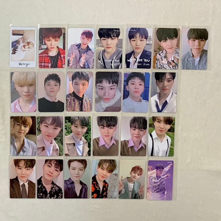 ウジ　SEVENTEEN　WOOZI　トレカ　セブチ　エッジコン　チェキ