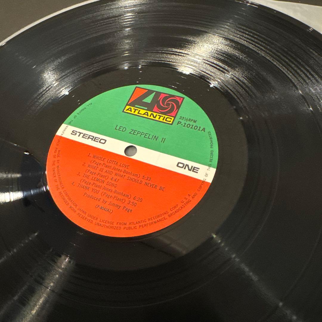 レコード LED ZEPPELIN Ⅱ P-10101A 日本盤 ポスター付