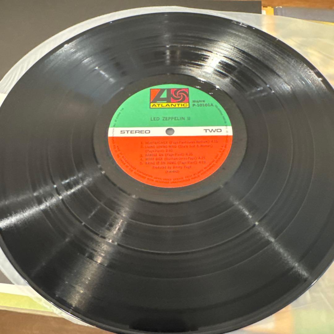 レコード LED ZEPPELIN Ⅱ P-10101A 日本盤 ポスター付