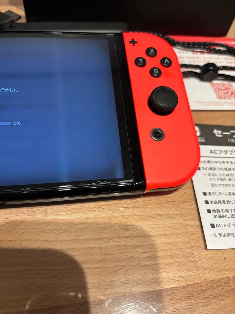 Nintendo Switch 有機EＬセット　純正コントローラー、カセット2本