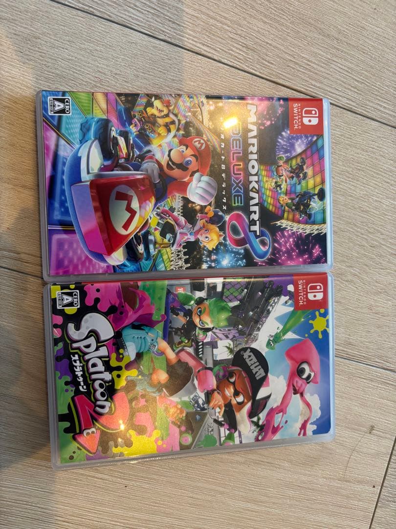 Nintendo Switch 有機EＬセット　純正コントローラー、カセット2本