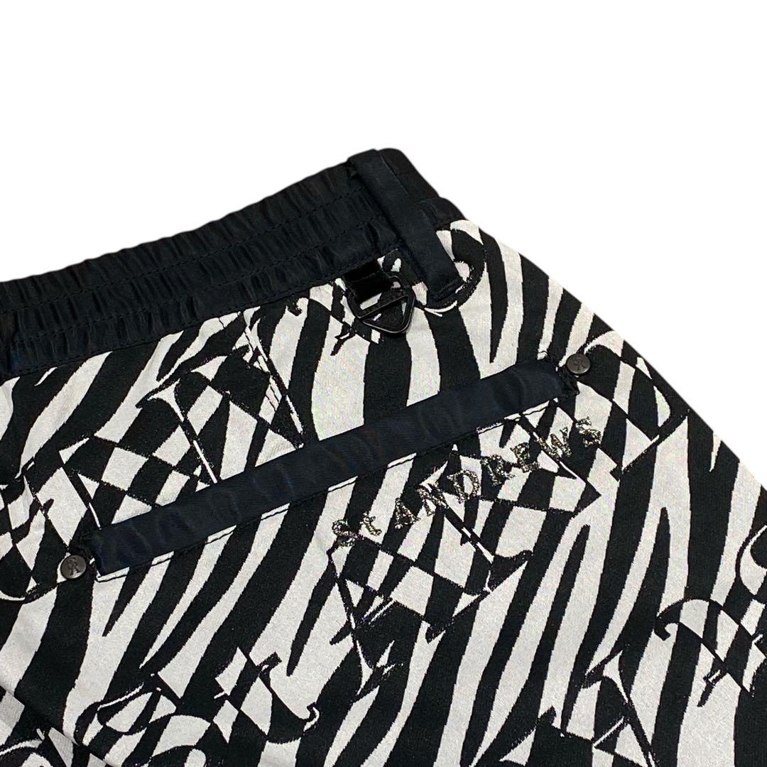 【未使用】定価4.1万円 St ANDREWS オプアートジャガードパンツ