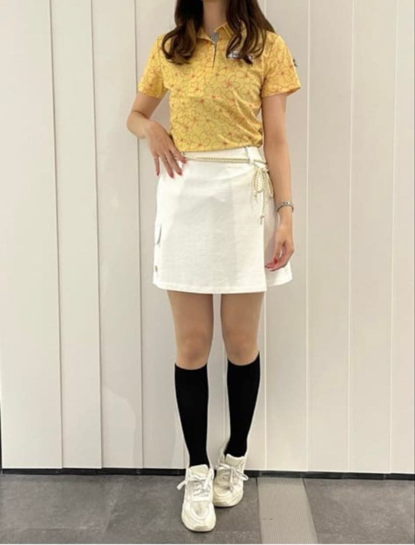 Samantha Thavasa 花柄ポロシャツ　ゴルフ