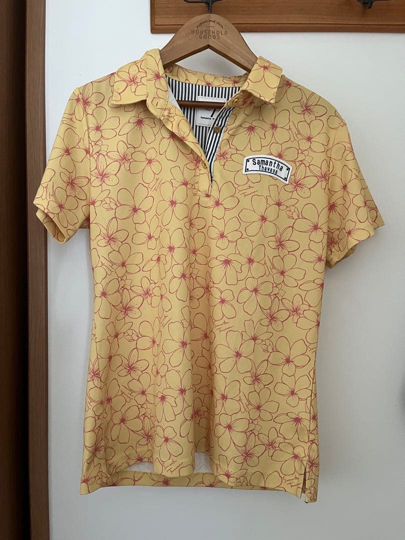 Samantha Thavasa 花柄ポロシャツ　ゴルフ