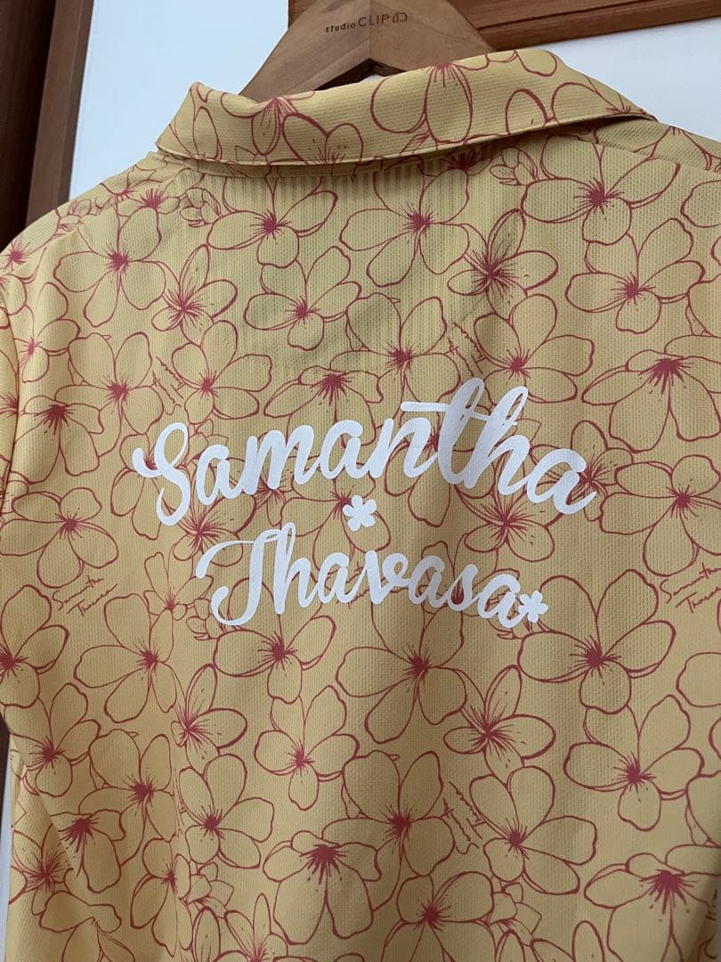 Samantha Thavasa 花柄ポロシャツ　ゴルフ