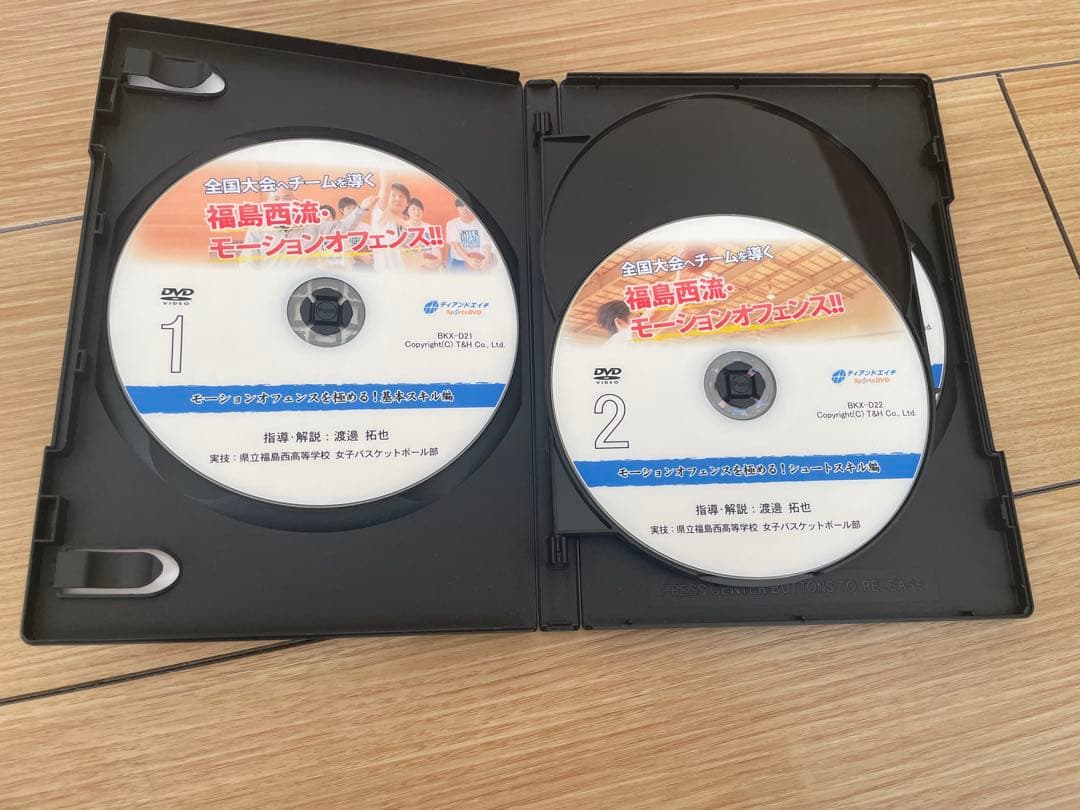 福島西流・モーションオフェンス!! バスケットボール4枚組DVD