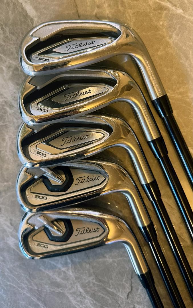 【タイトリスト】 T300 6I〜PW 5本セット (カーボンシャフト)