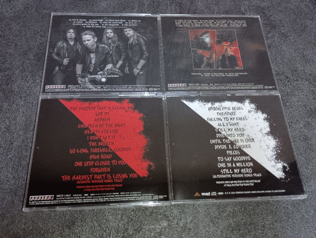 日本盤 Eclipse CD アルバム 4枚セット 北欧 ロック