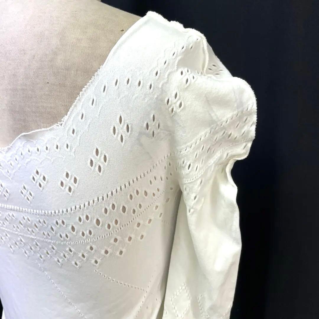 Y5580 チャコットSM 白 トップス 社交ダンス