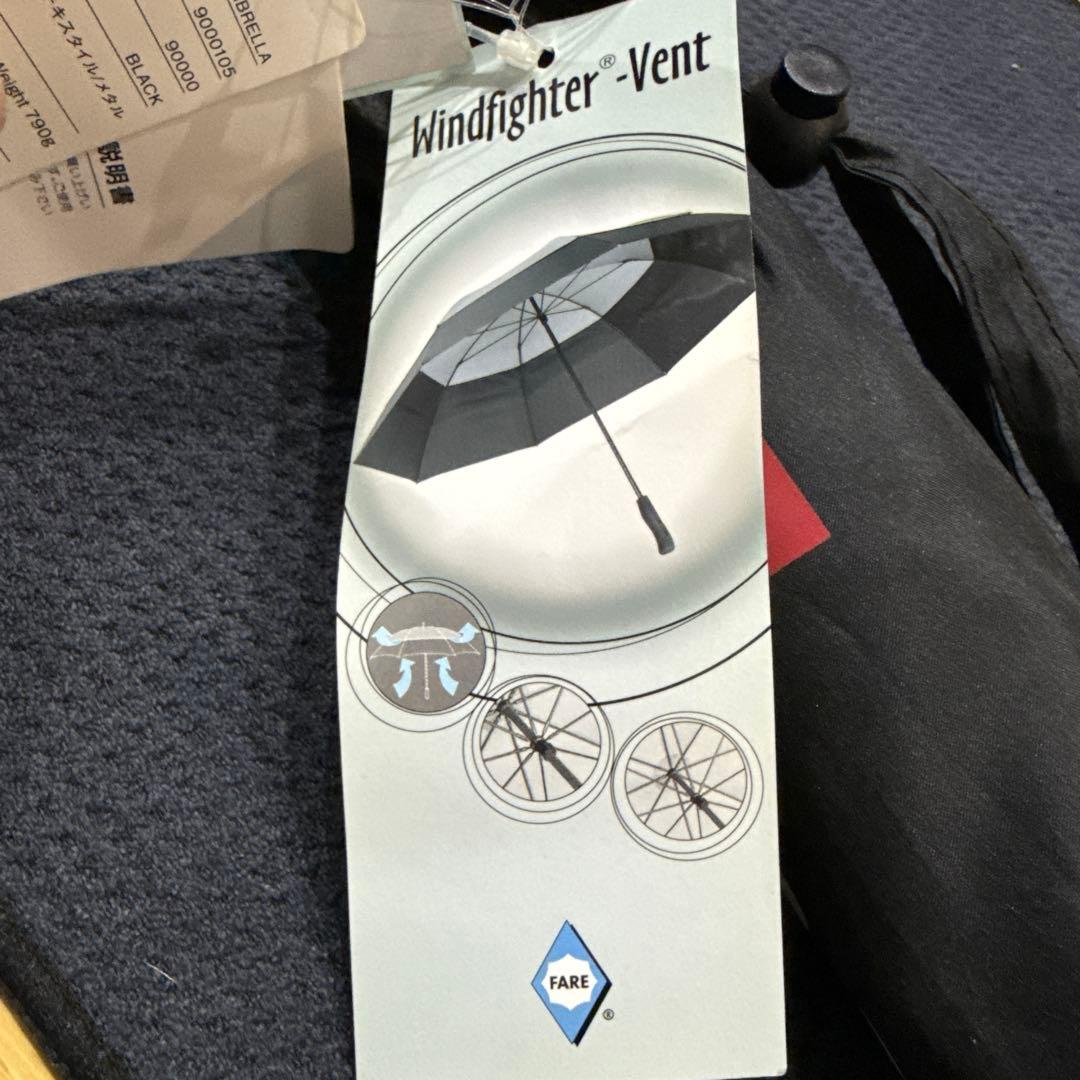 ecco ゴルフ用傘 黒 8本骨　エコー