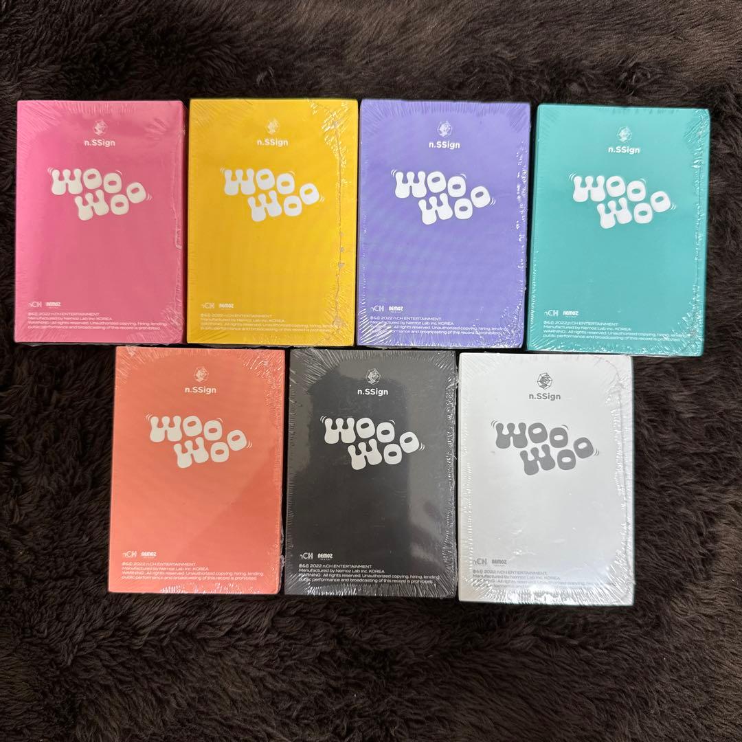 n.SSign WooWoo ネモアルバム　7人まとめ売り　新品未開　エンサイン