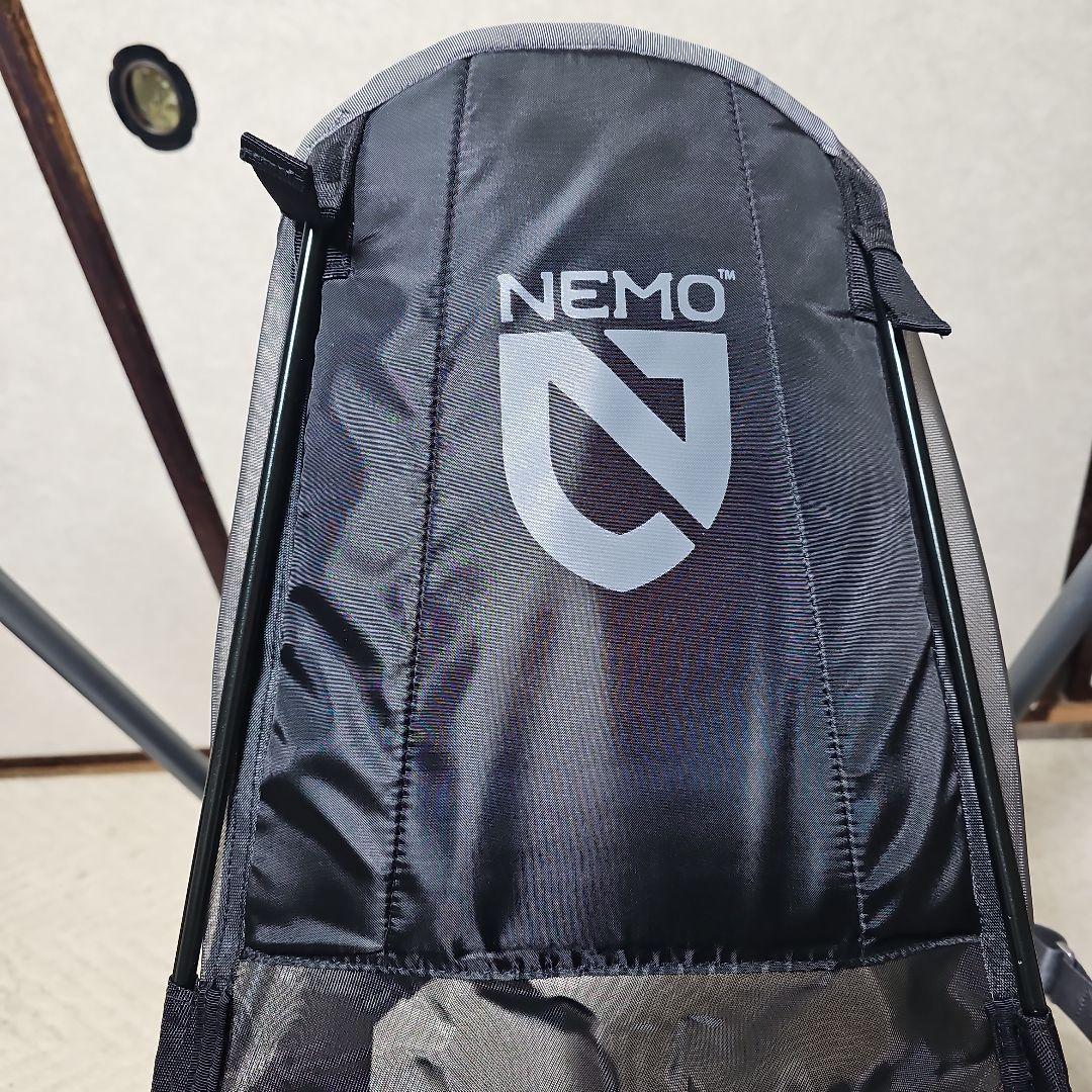 NEMO アウトドアチェア 透明・黒