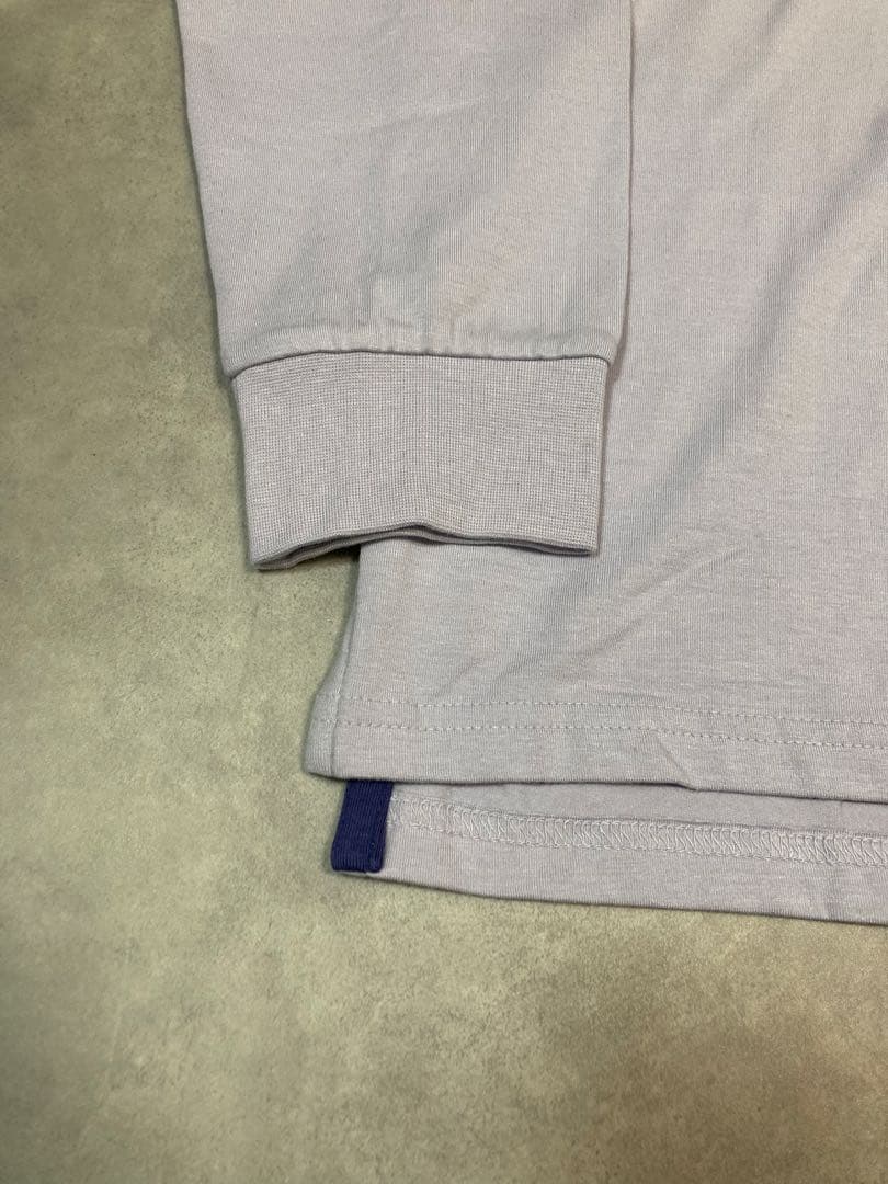 グレイソン ロングスリーブ ポロシャツ パープル