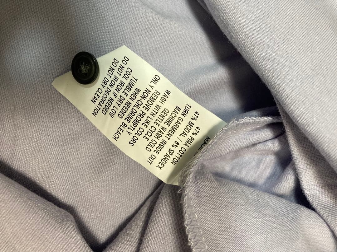 グレイソン ロングスリーブ ポロシャツ パープル