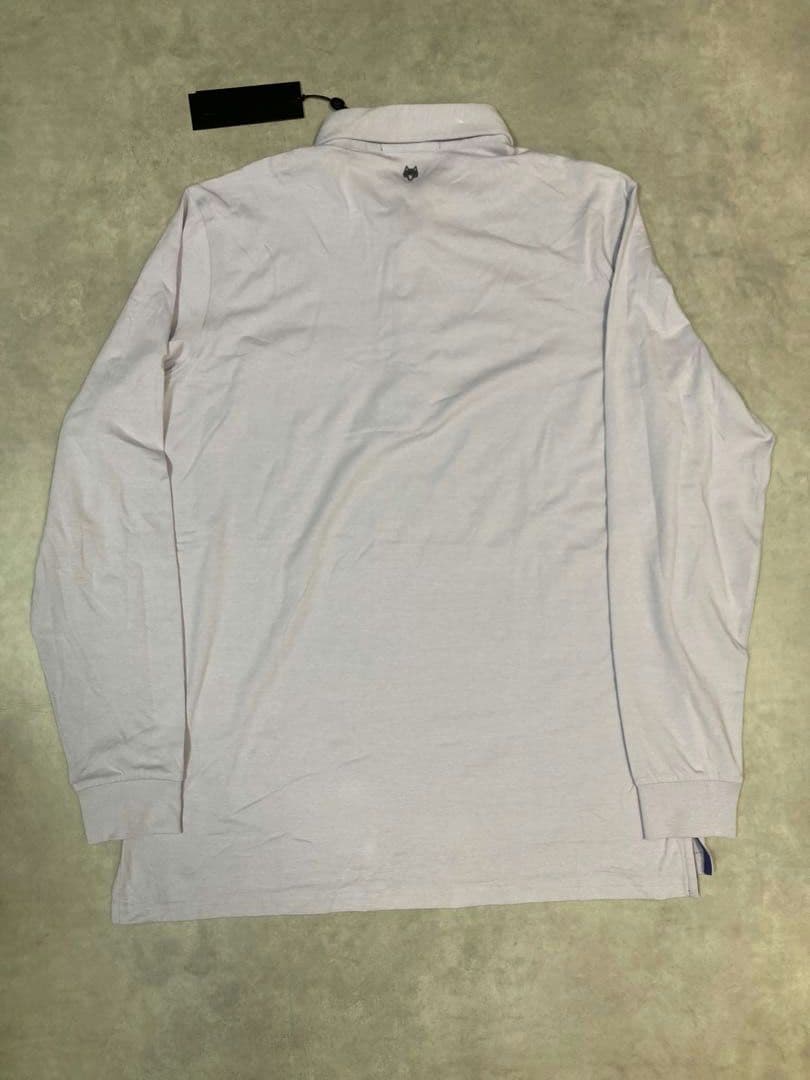 グレイソン ロングスリーブ ポロシャツ パープル