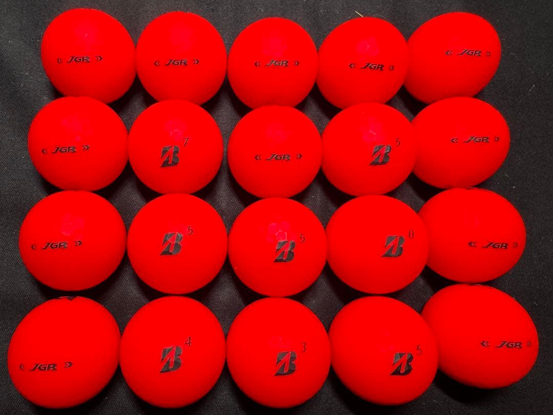 最新 ブリジストン TOUR B JGR 2025年モデル 20個　マットレッド