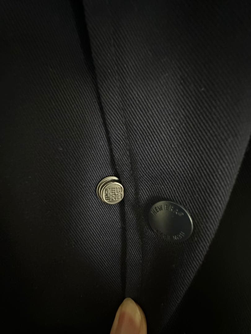 NEW ERA × NY ヤンキース スタジャン風 ジャケット（ネイビー）