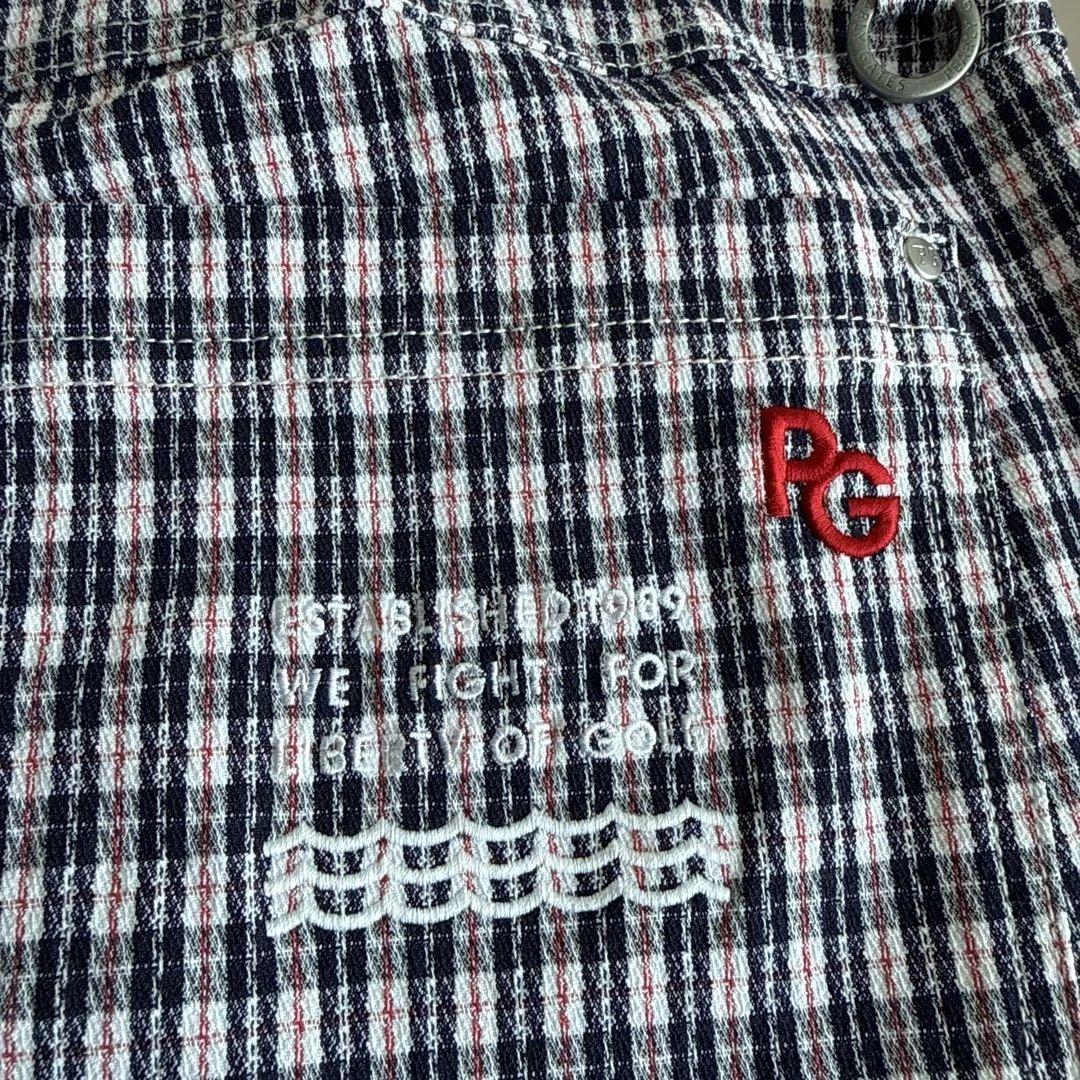 PEARLY GATES チェック柄 ゴルフパンツ S