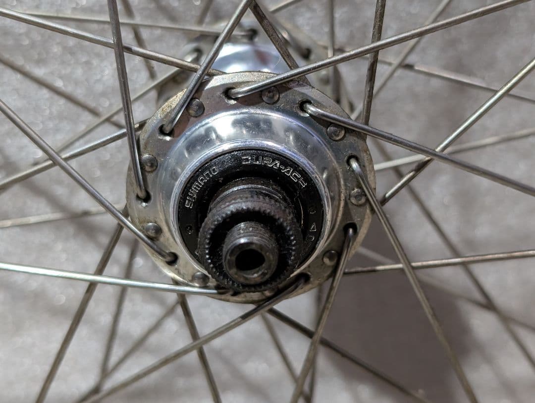 希少！700c カンパニョーロリム DURA-ACEハブ チューブラーホイール