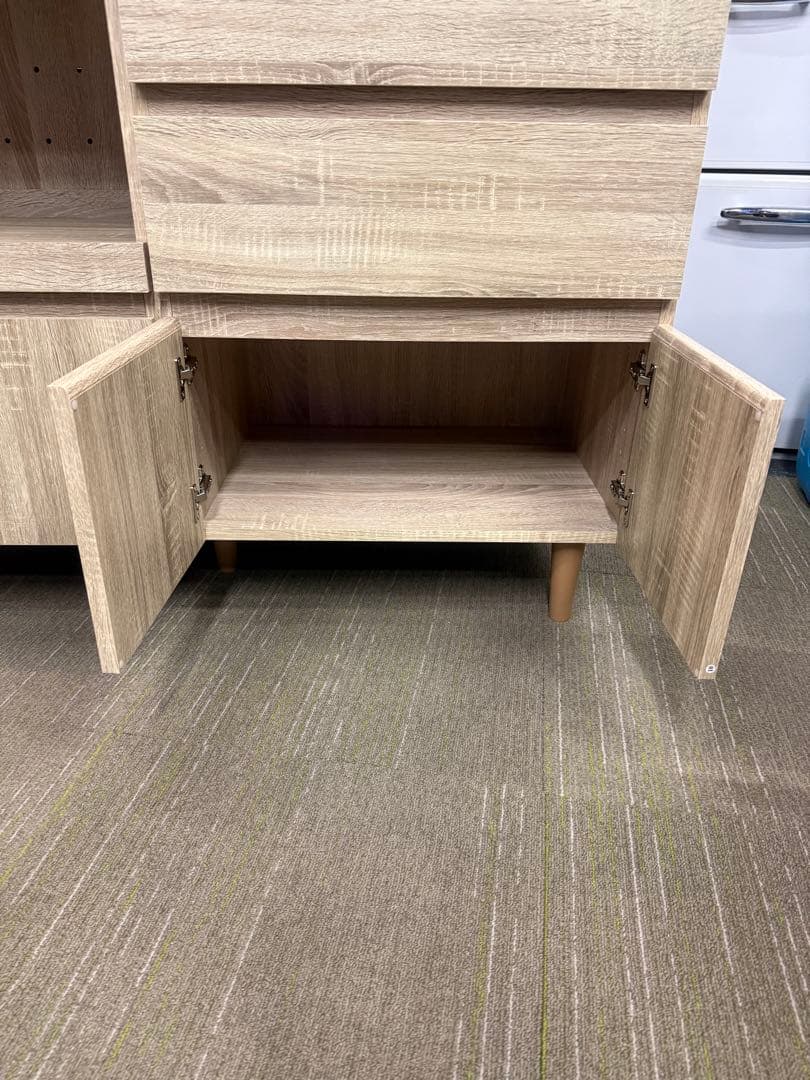 【洗浄消毒作業済】LOWYA ロウヤ　キッチンカウンター　レンジ台　ケンニラ