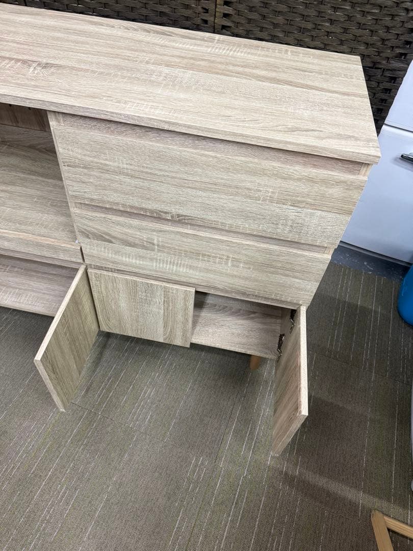 【洗浄消毒作業済】LOWYA ロウヤ　キッチンカウンター　レンジ台　ケンニラ