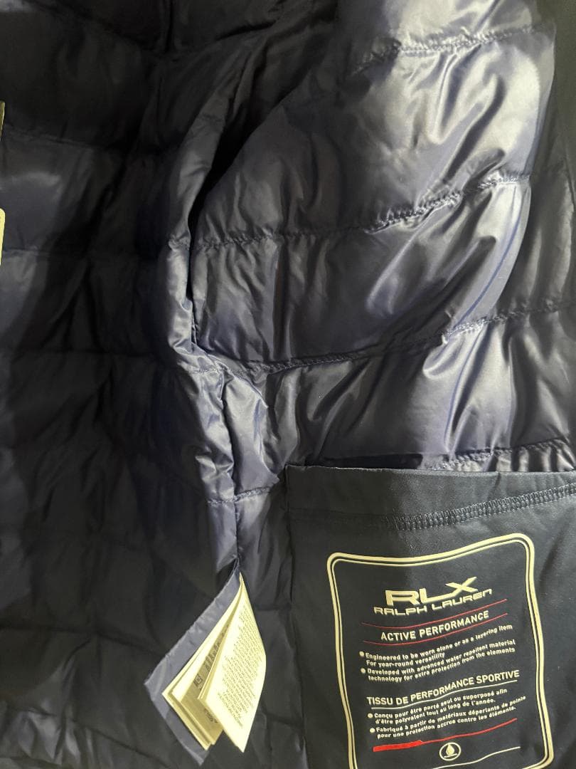 RLX ポロゴルフ インターロックフーデッドジャケット 中綿 サイズXS 新品