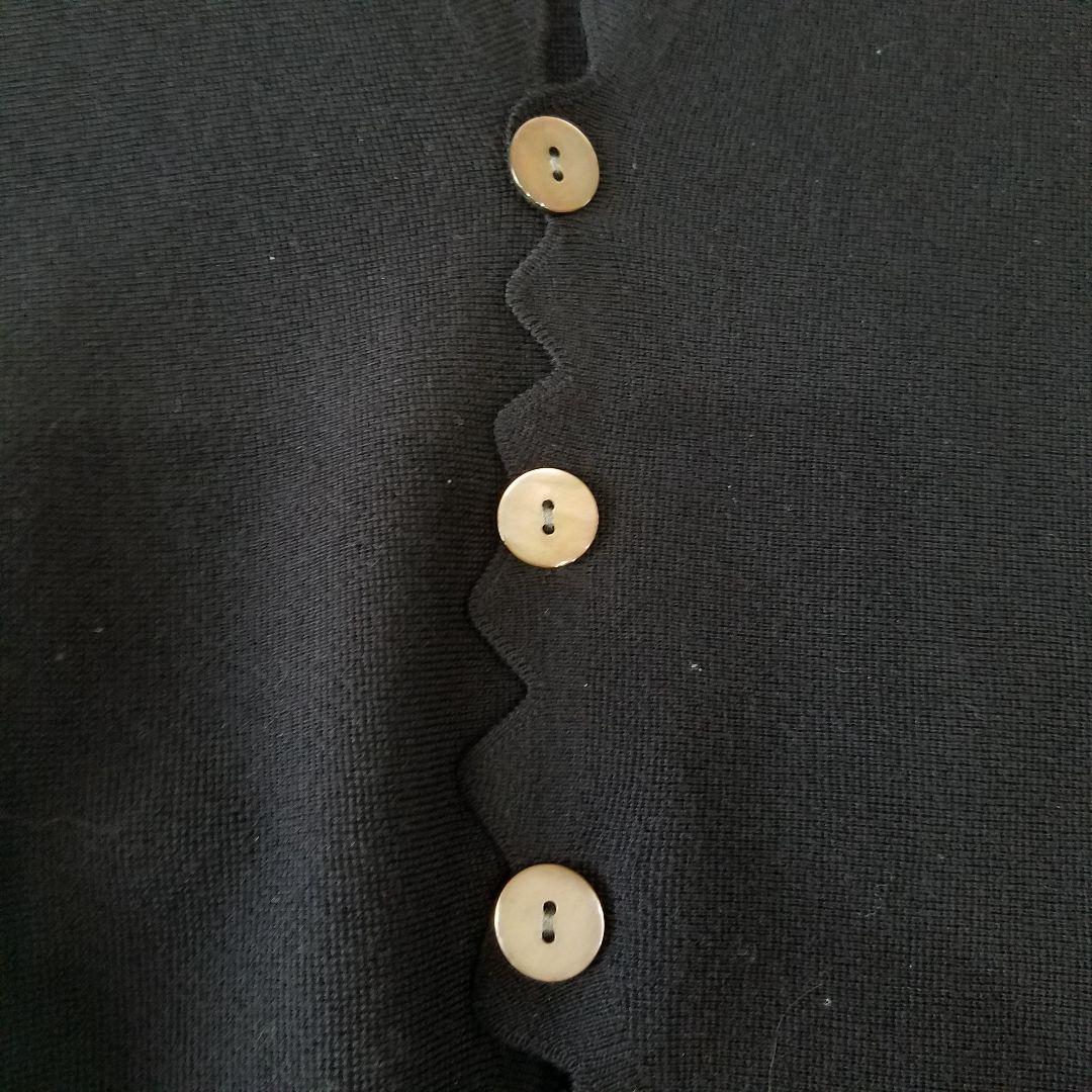 美品✨GALERIE VIE ウーステッドミラノリブ ベスト スカラップ ジレ