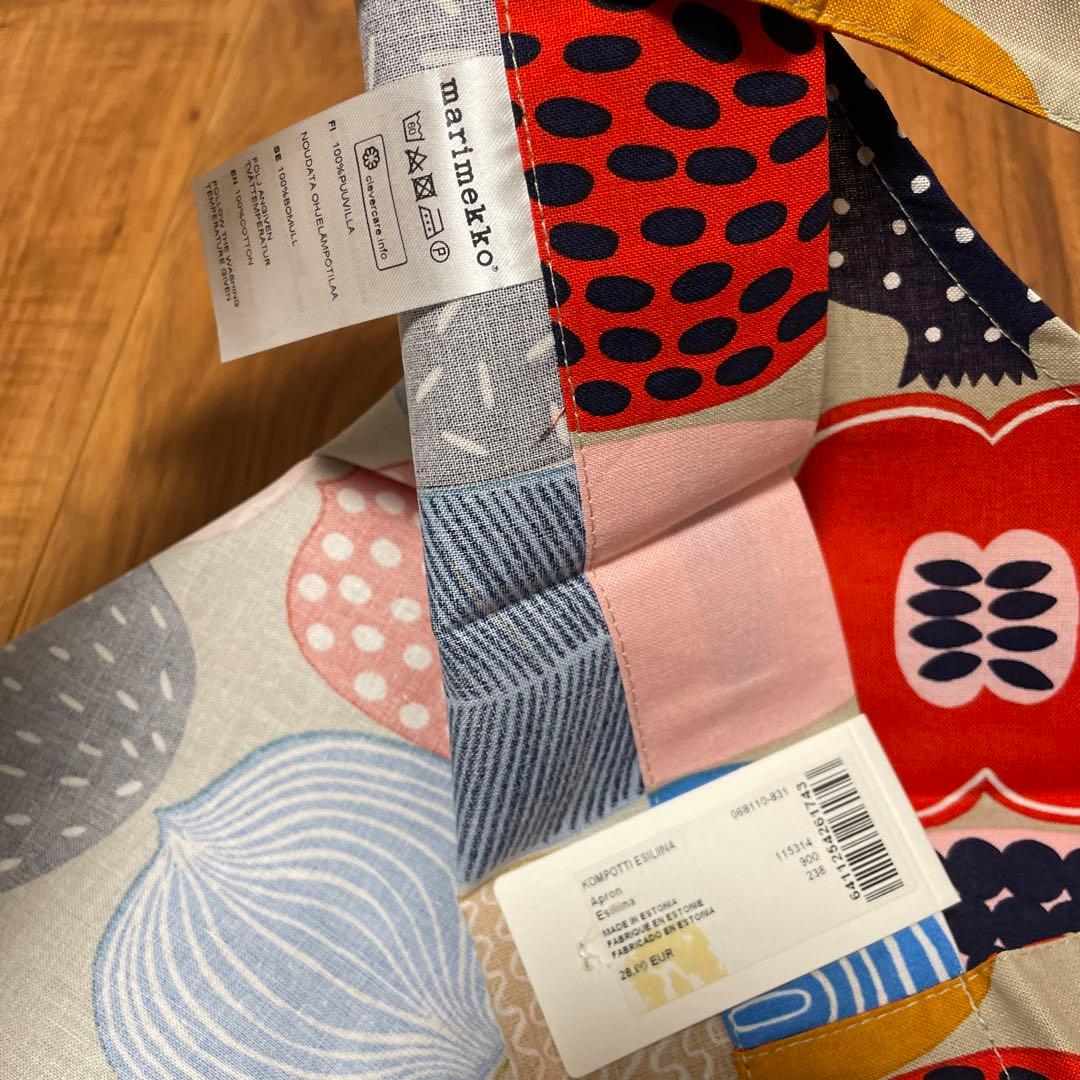 希少！marimekko コンポッティ　エプロン